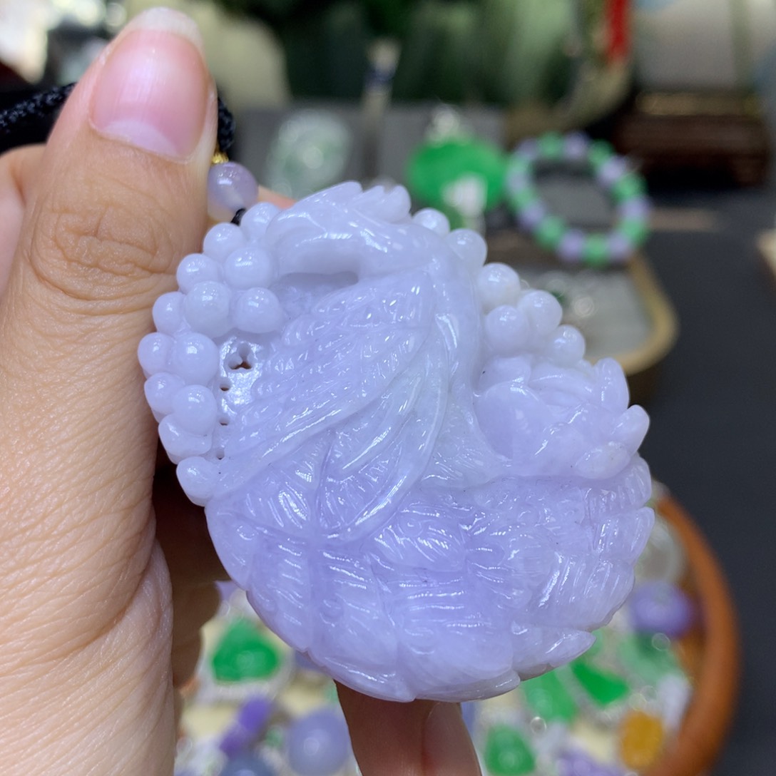 翡翠未镶嵌颈饰翡翠吊坠项链