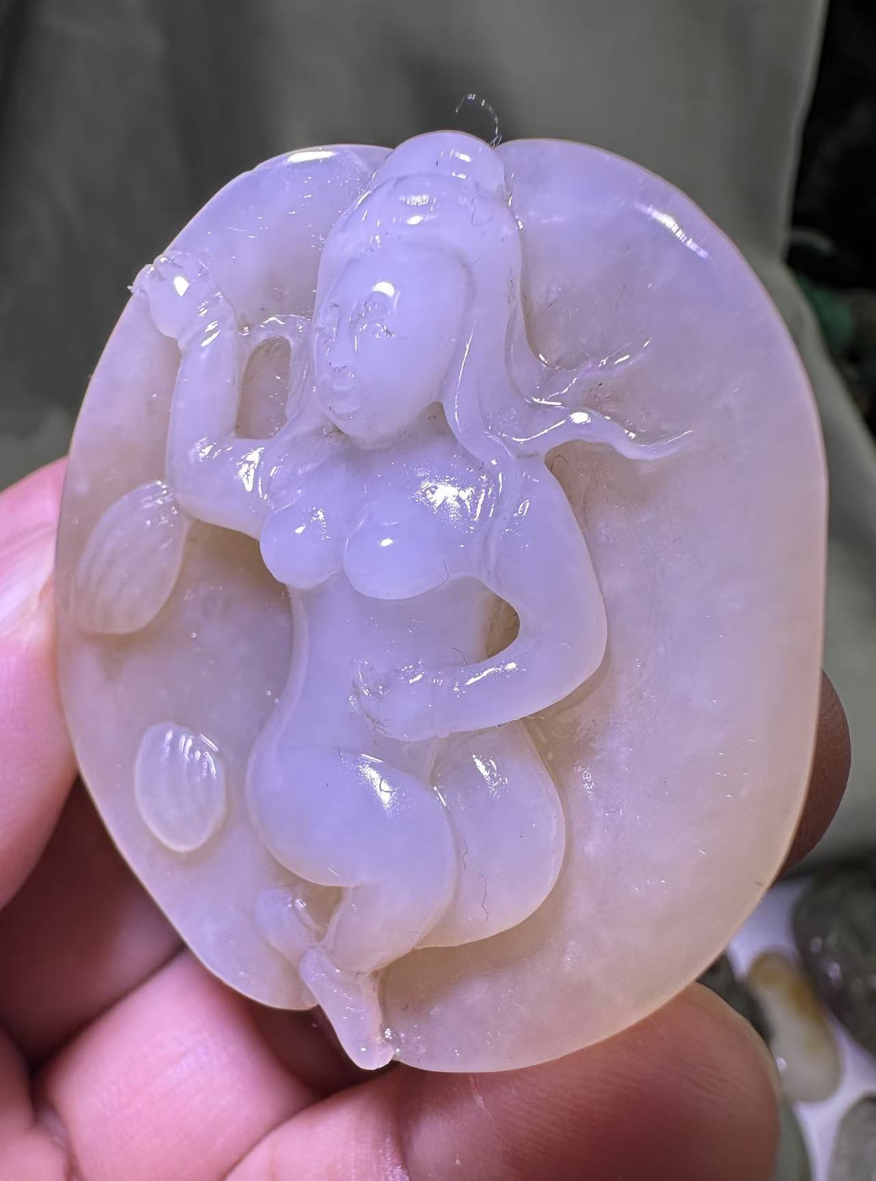 和田玉精品手把件