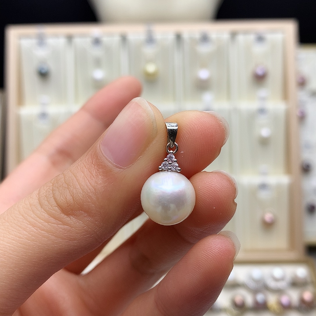 淡水珍珠颈饰合金