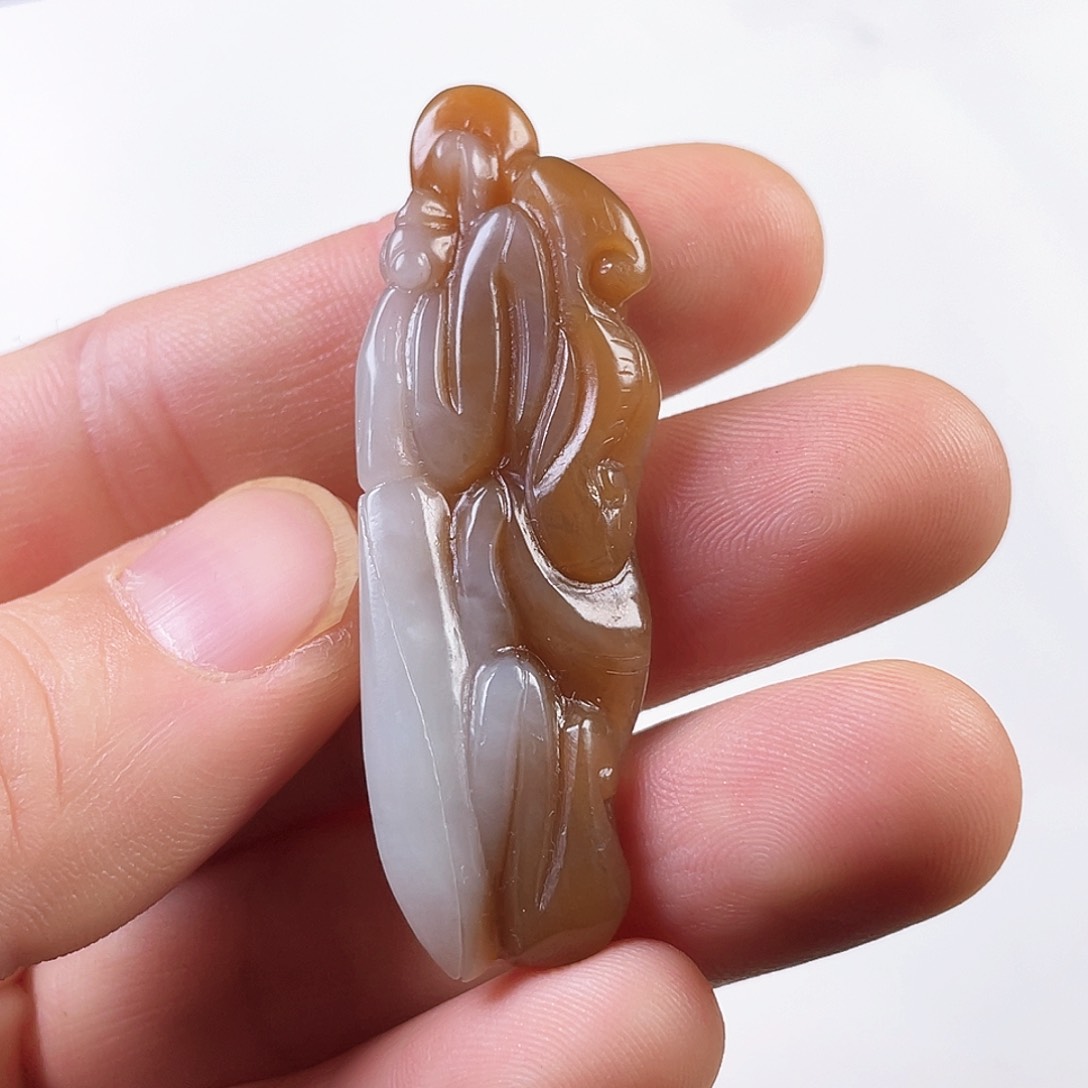 和田玉（糖玉）颈饰未镶嵌