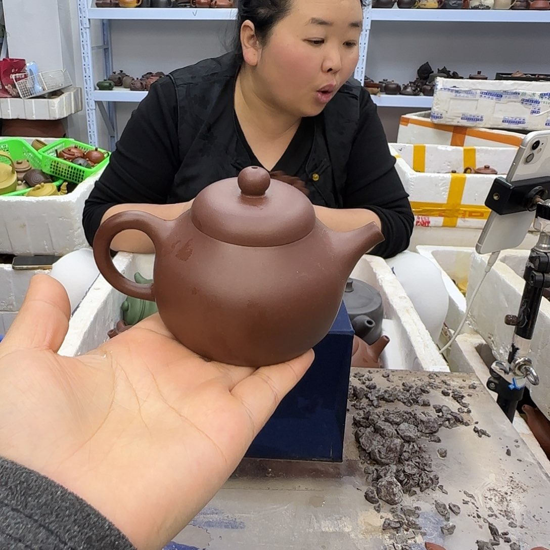 紫砂茶壶宜兴紫砂壶瑕疵处理