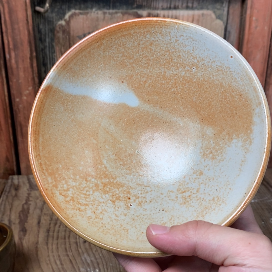 换***式浪鬼柴烧 釉鬼柴烧 盘