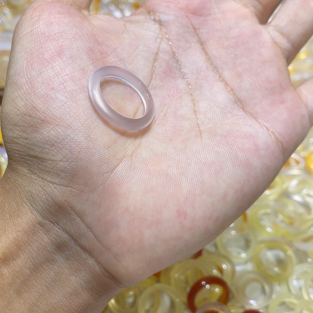 玛瑙/玉髓未镶嵌戒指526号港16