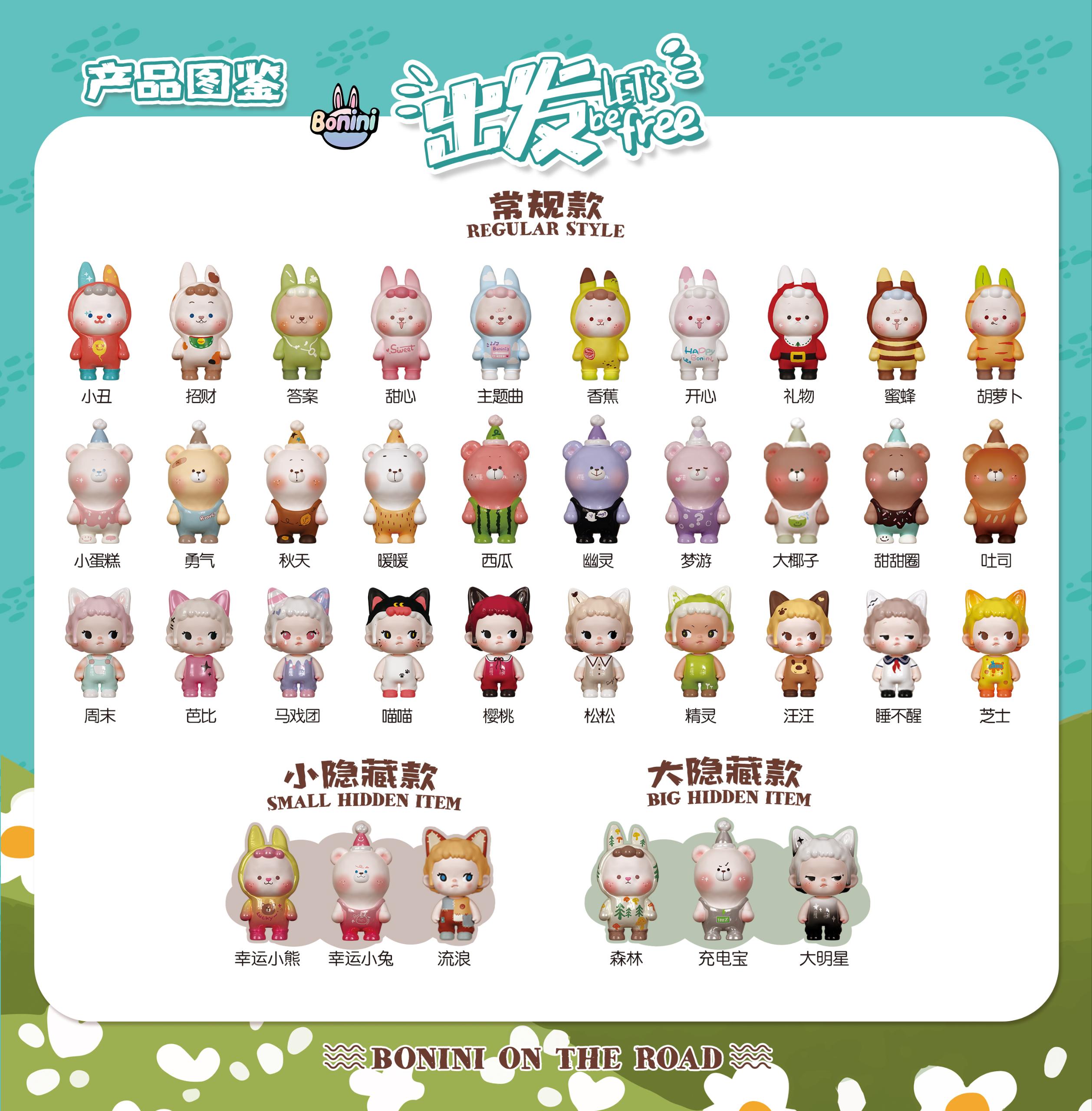 套娃（同号不吃）bonini出发系列萌粒盲袋