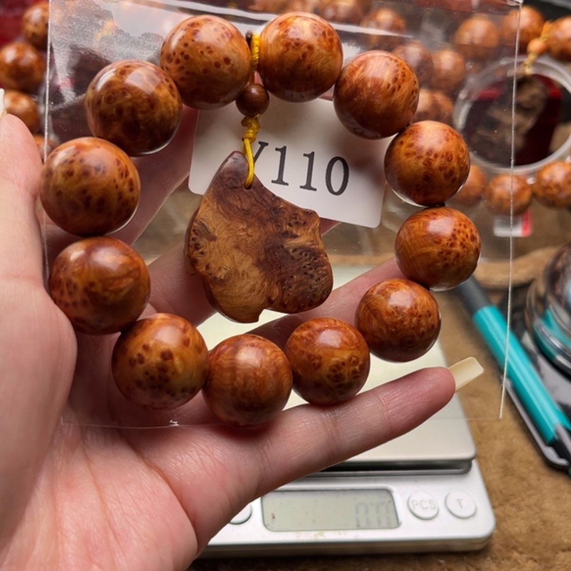 【闪购商品】柏木（崖柏）手串/手链20金刚骨料