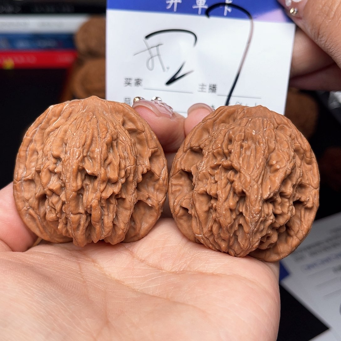 桃核吊坠虎头44+尺寸y