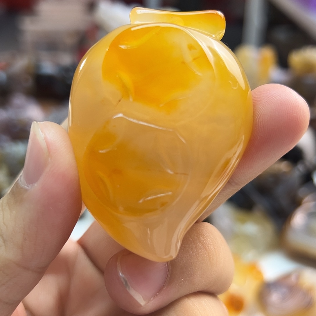 玛瑙/玉髓未镶嵌吊坠(不含链)