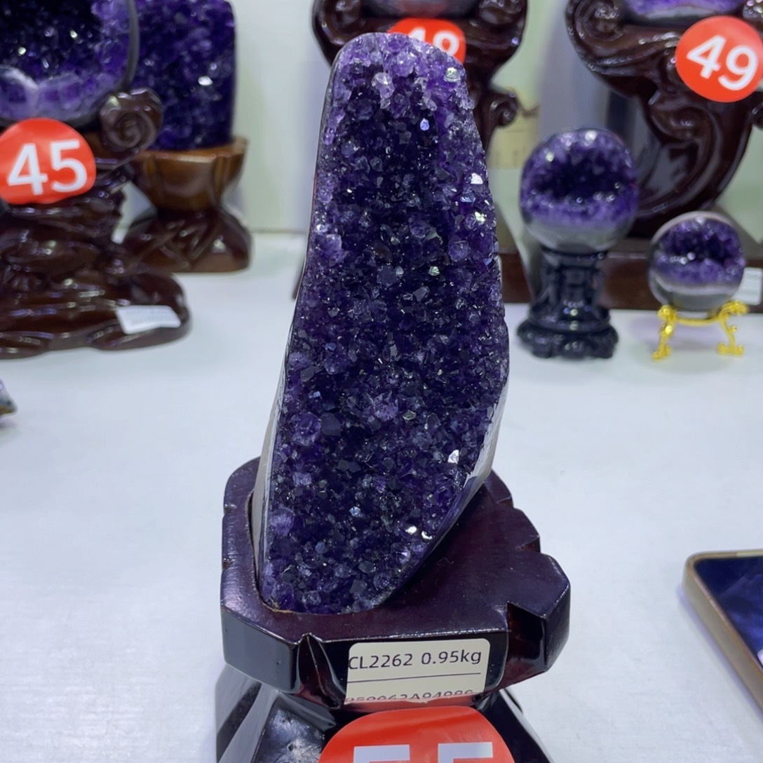 乌拉圭紫水晶摆件55