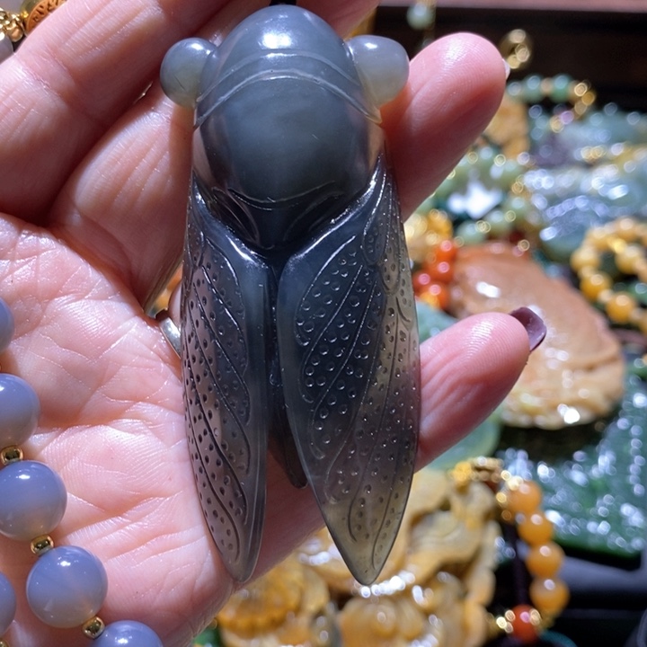 岫玉毛衣链未镶嵌