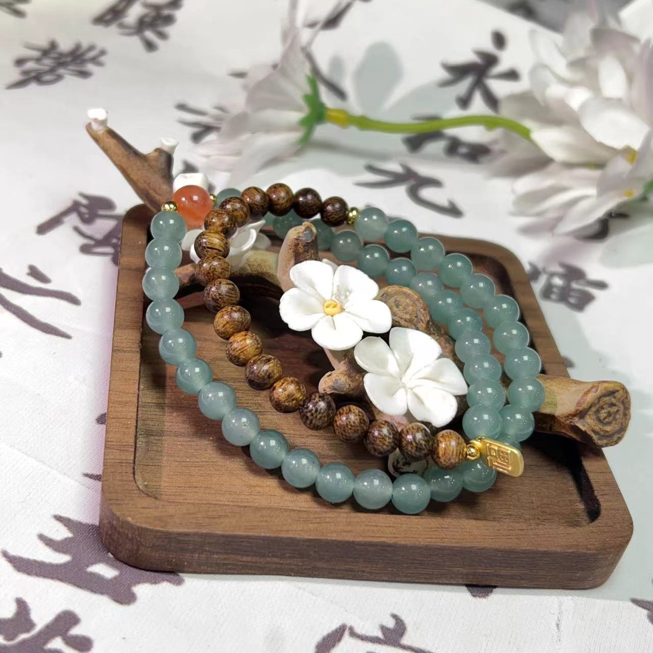 蓝水多圈手串多样性发其一拍一发一1170022