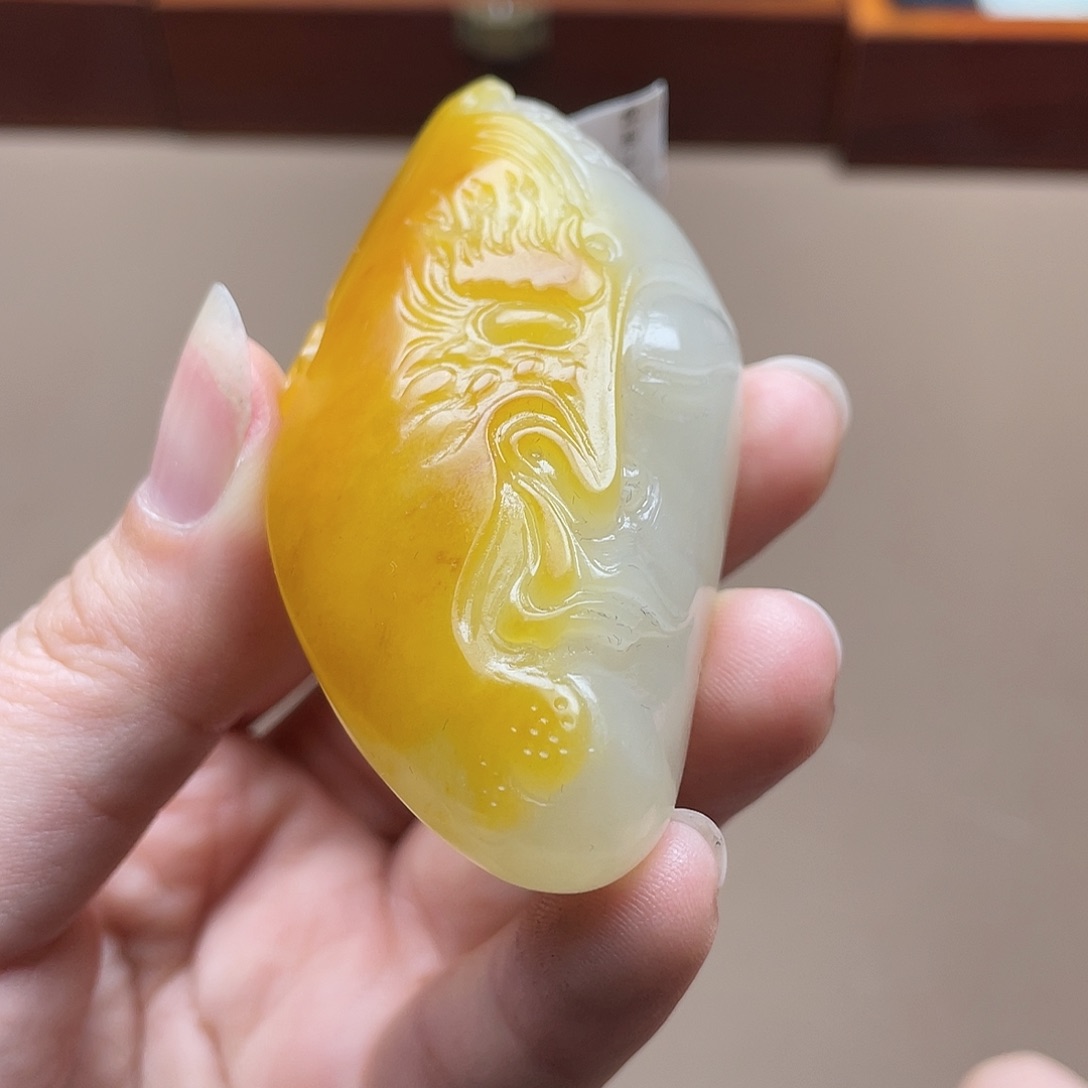 和田玉挂件未镶嵌F