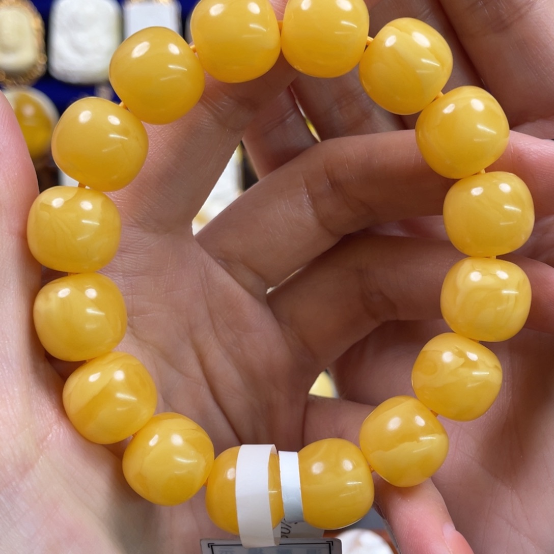 蜜蜡裸石未镶嵌琥珀蜜蜡