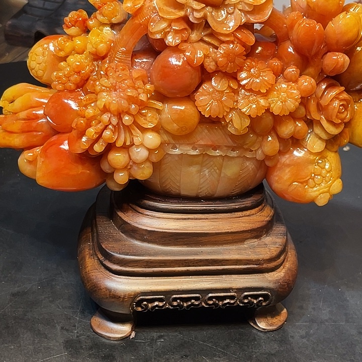 寿山石花蓝题材的