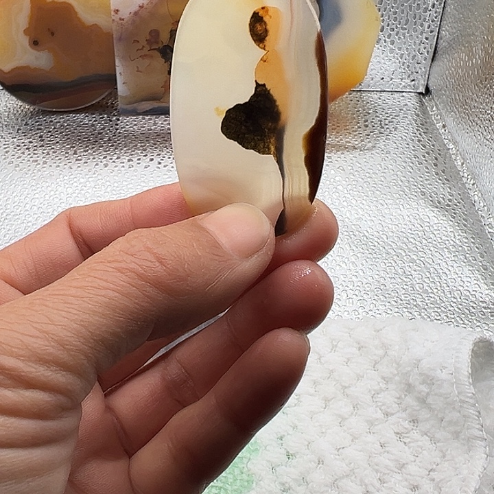 玛瑙/玉髓合金颈饰