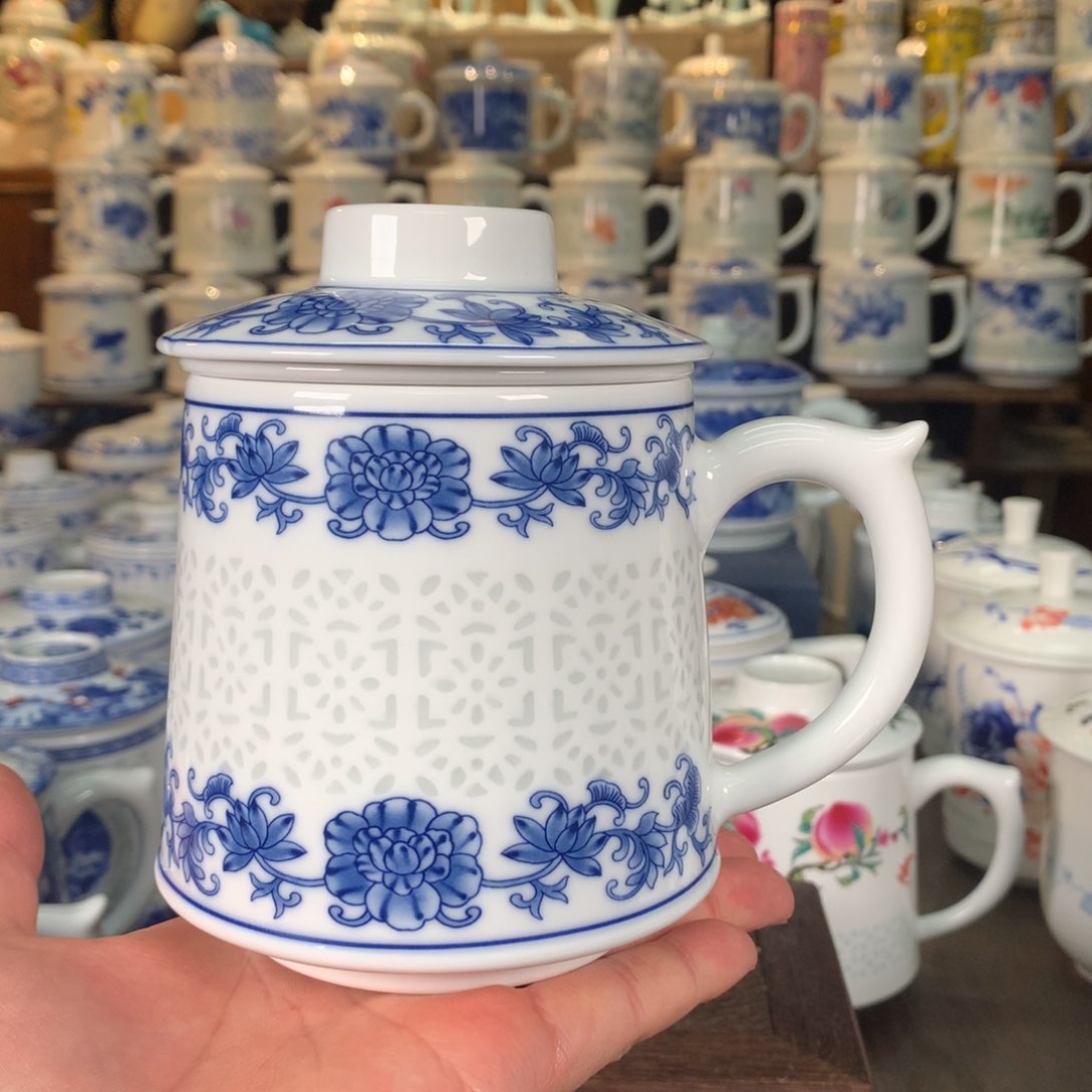 景德镇陶瓷高温办公杯