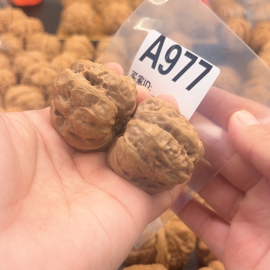 文玩核桃把件杨***?蛙蛙全品39肚43