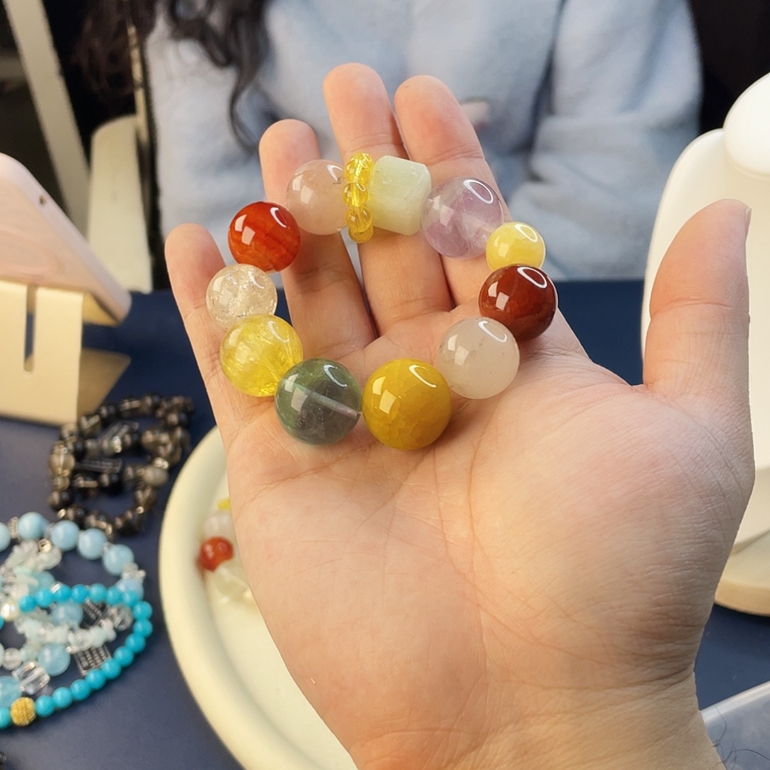 银S925镶嵌水晶手链