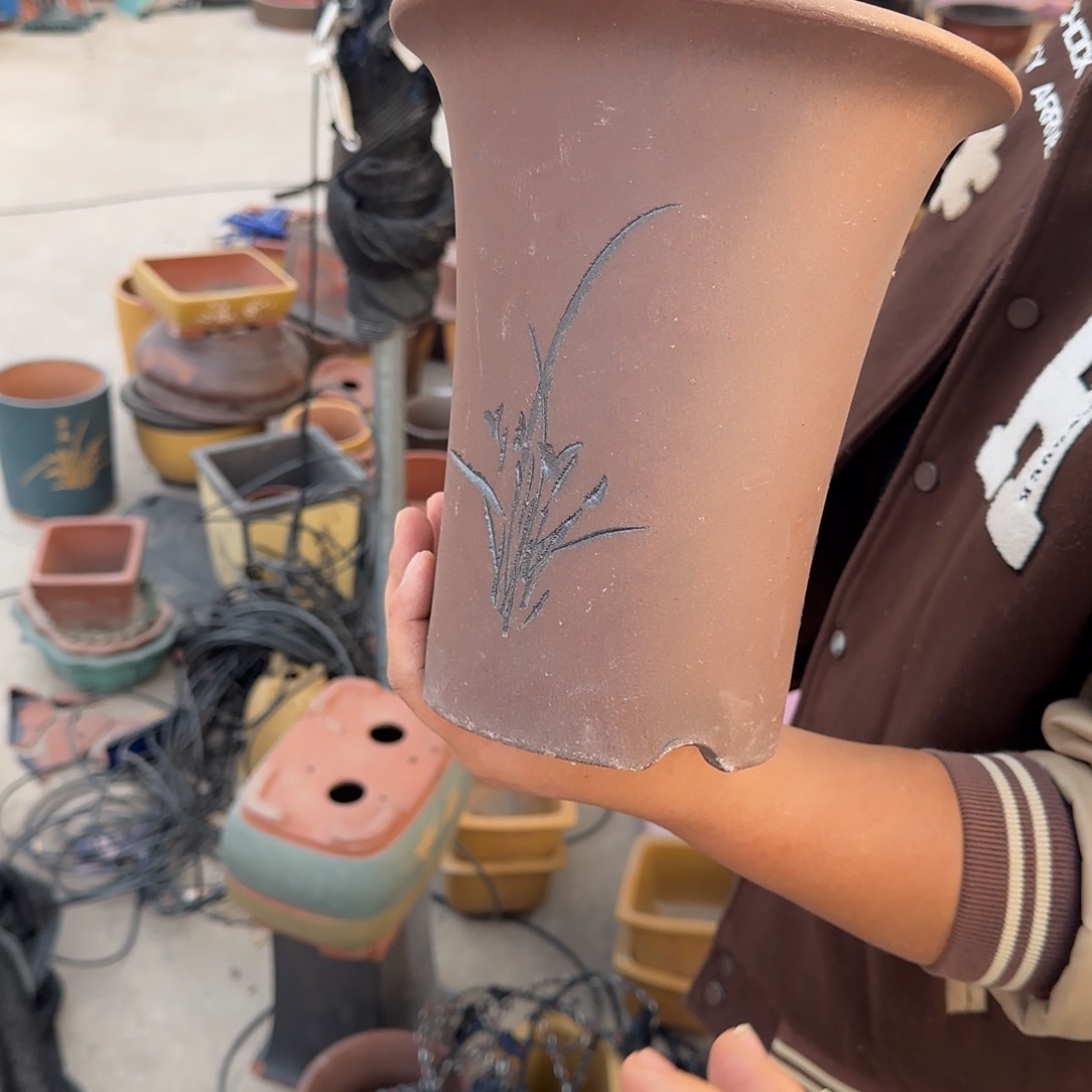 紫砂花盆口径15.20口径