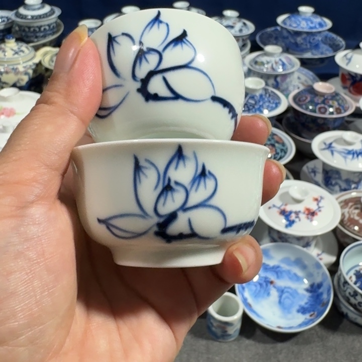 景德镇手工手绘杯