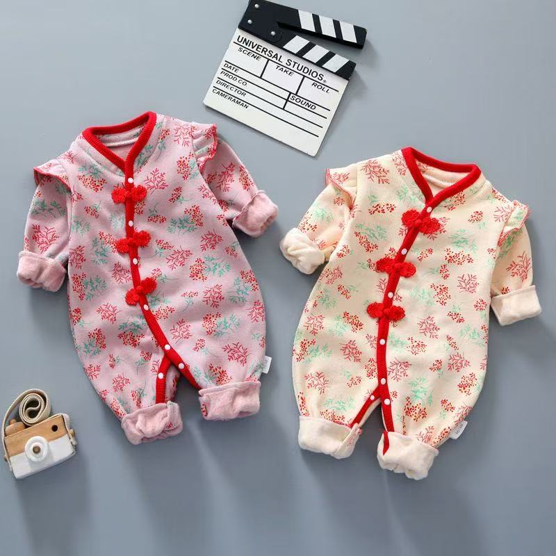 新中式 加绒盘扣