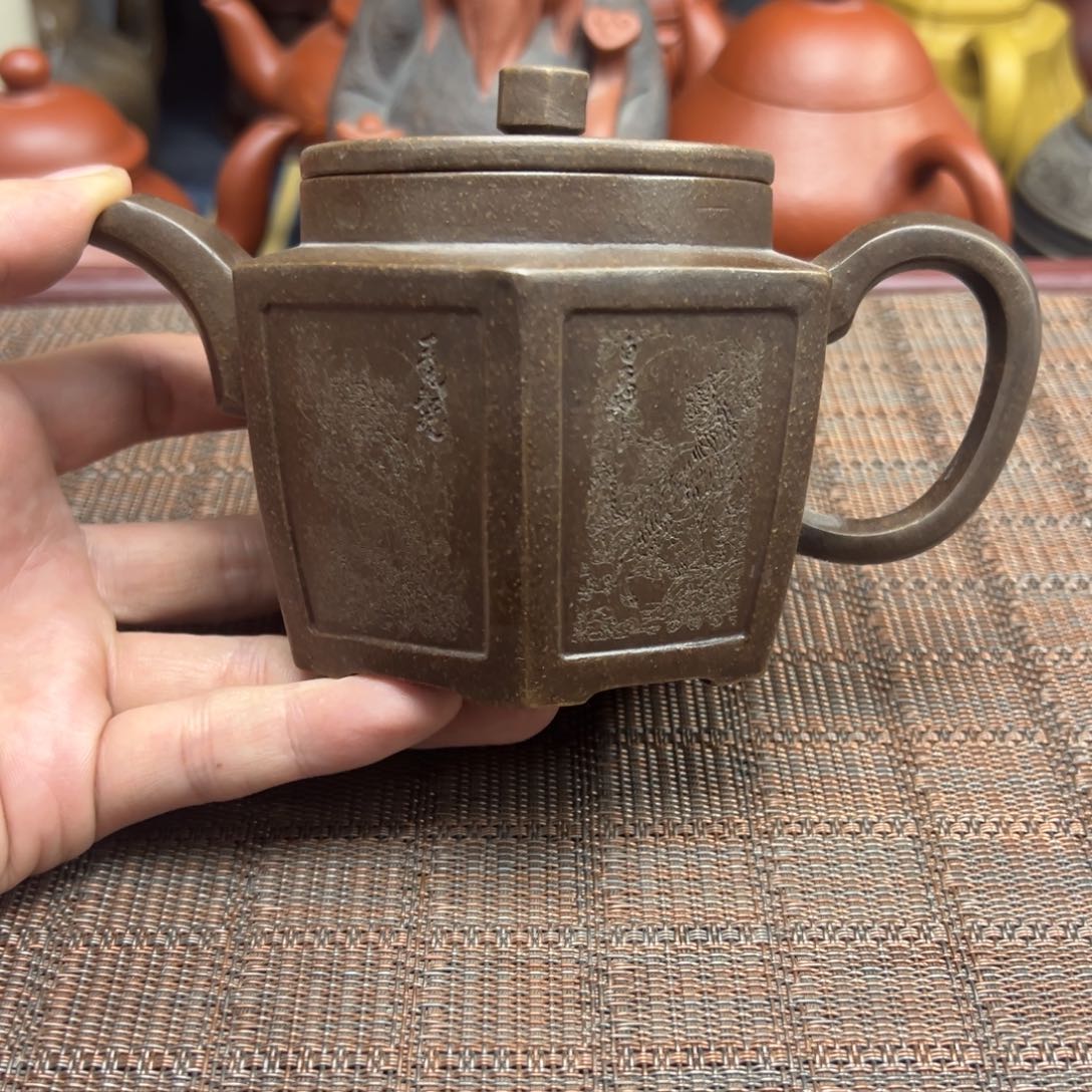 紫砂茶壶宜兴原矿紫砂壶300毫升容量