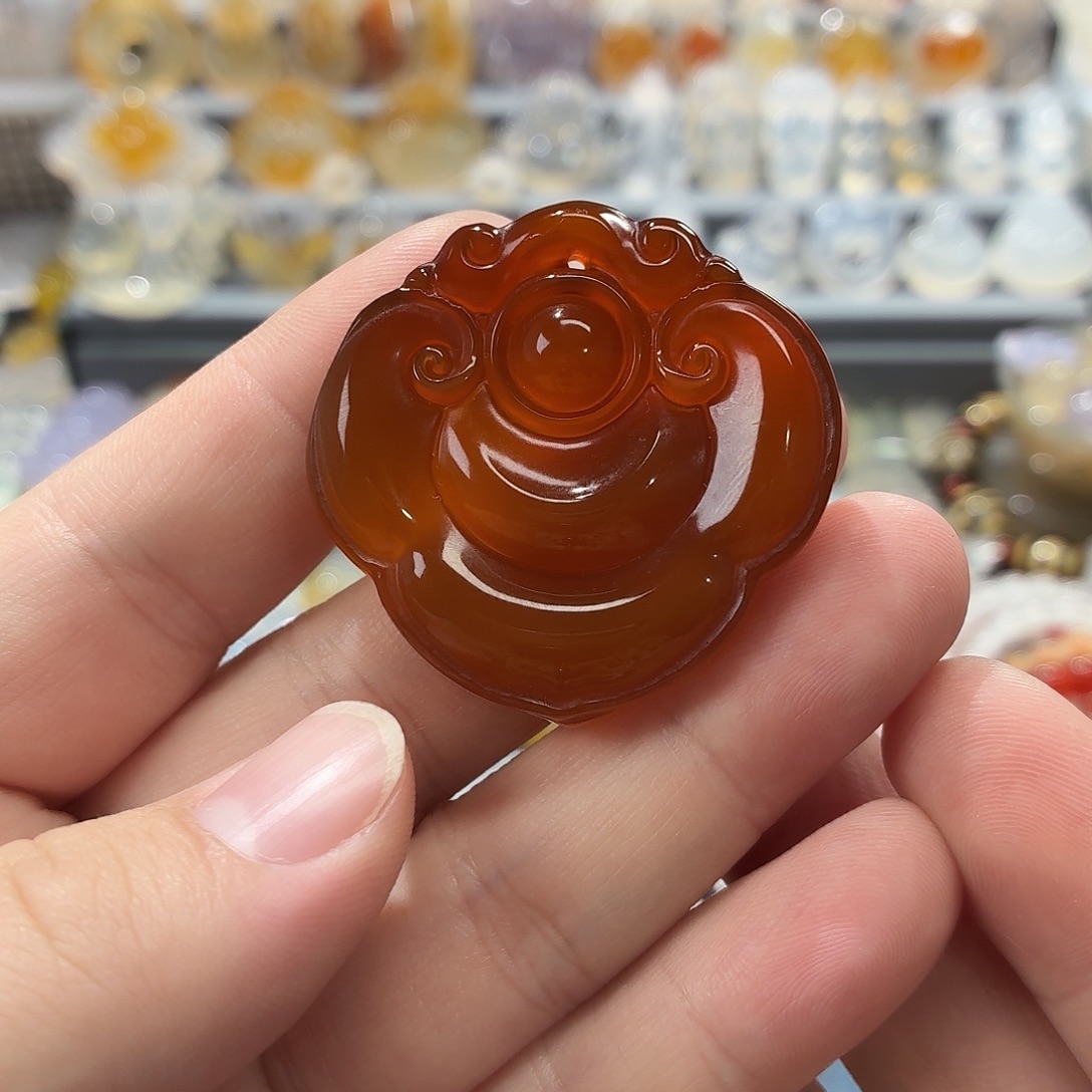 玛瑙/玉髓未镶嵌吊坠(不含链)