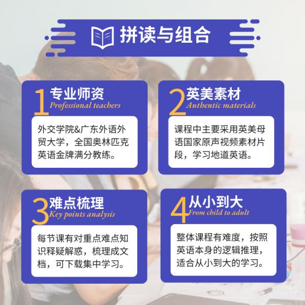 英语拼读与组合适合从基础到高级英语逻辑学习
