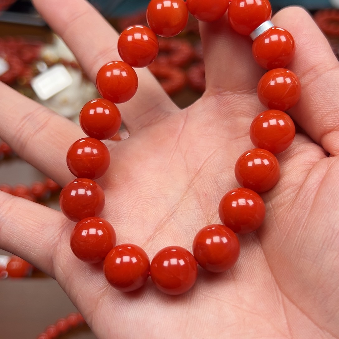 克***旺南红玛瑙未镶嵌手链