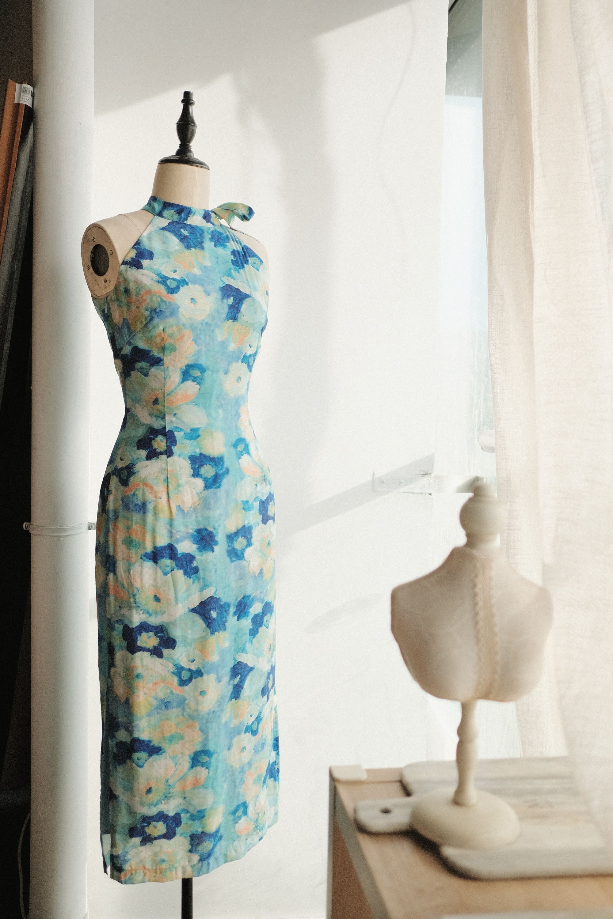 设计款版衣，样衣，新中式改良旗袍连衣裙 