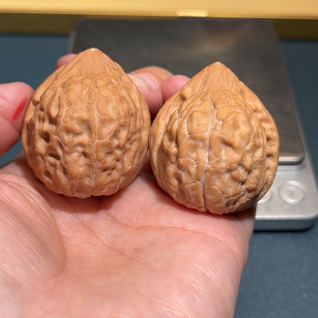 文玩核桃把件龟甲纹35