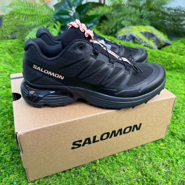 SALOMON萨洛蒙XT-Pathway 2 SATIN黑粉蝴蝶结七夕运动跑鞋 477950