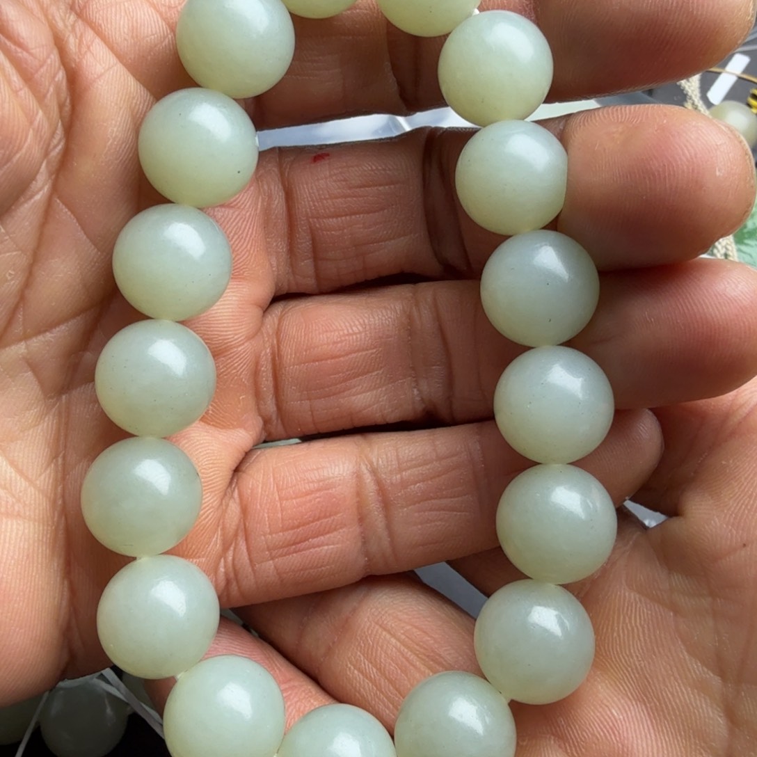 和田玉手链未镶嵌