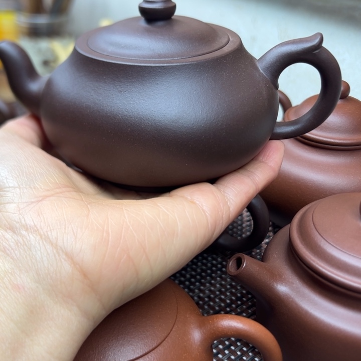 茶壶紫砂李*腾半手工制作