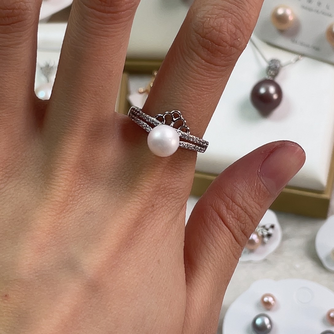 未镶嵌淡水珍珠耳饰