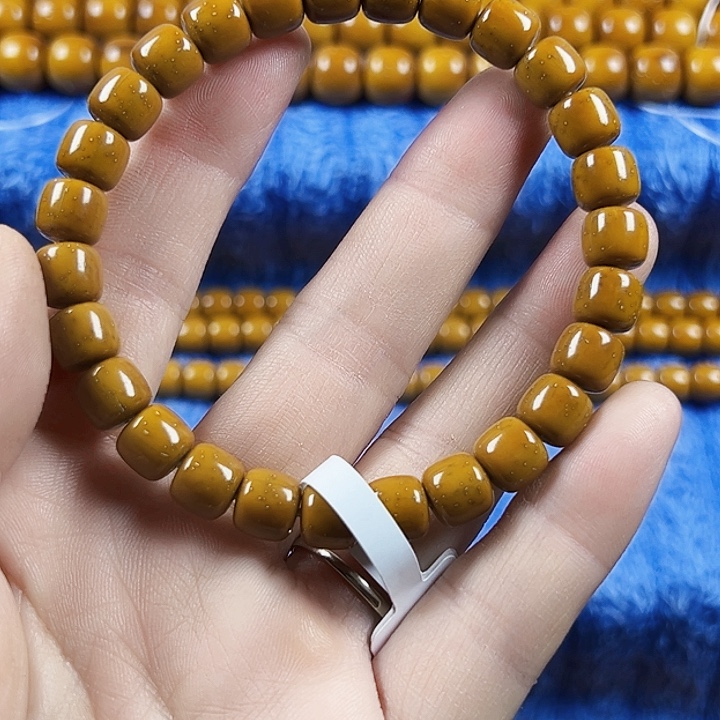 飘***基紫金鼠手串实心紫金鼠8.5短轴