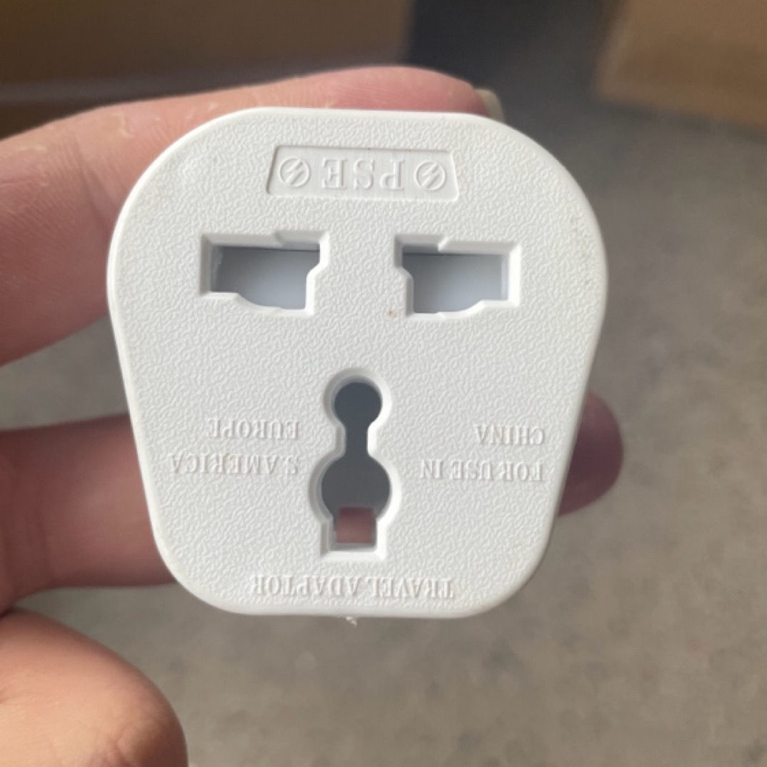 外贸白色转换器插头