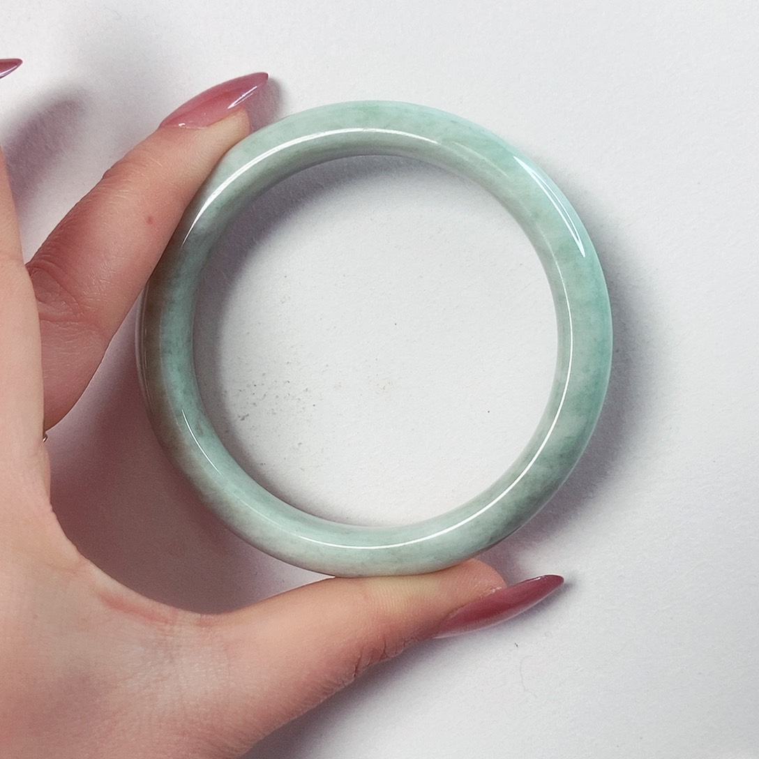 蓝田玉（蛇纹石化大理石玉）手镯未镶嵌