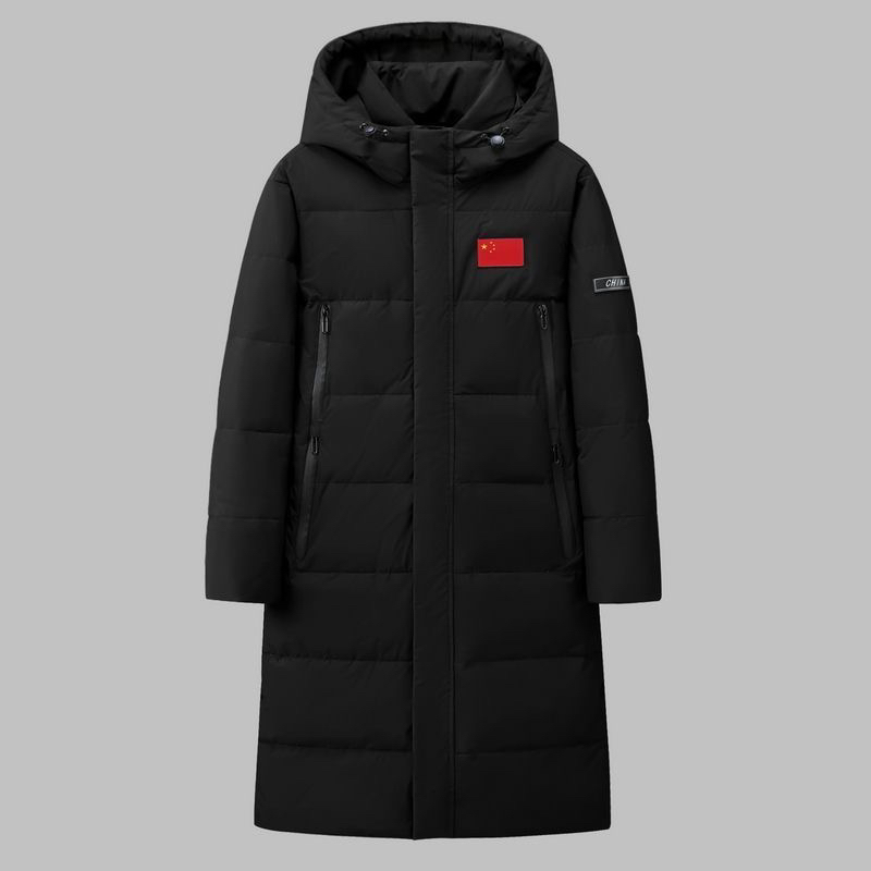 国家队新款过膝长款运动训练服男女同款体育生冬训外套