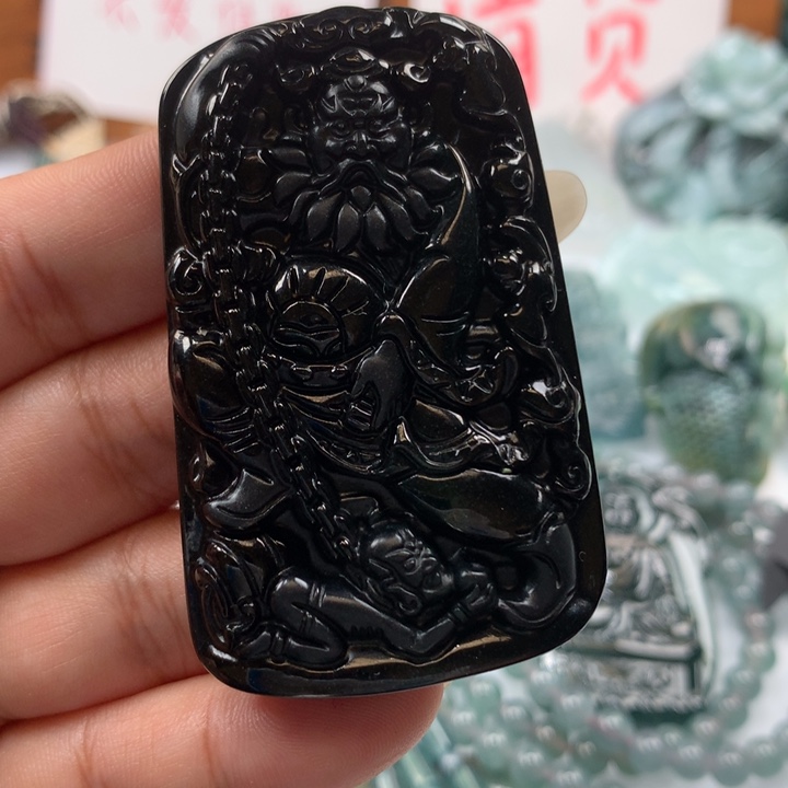 翡翠颈饰未镶嵌保真天然A货翡翠