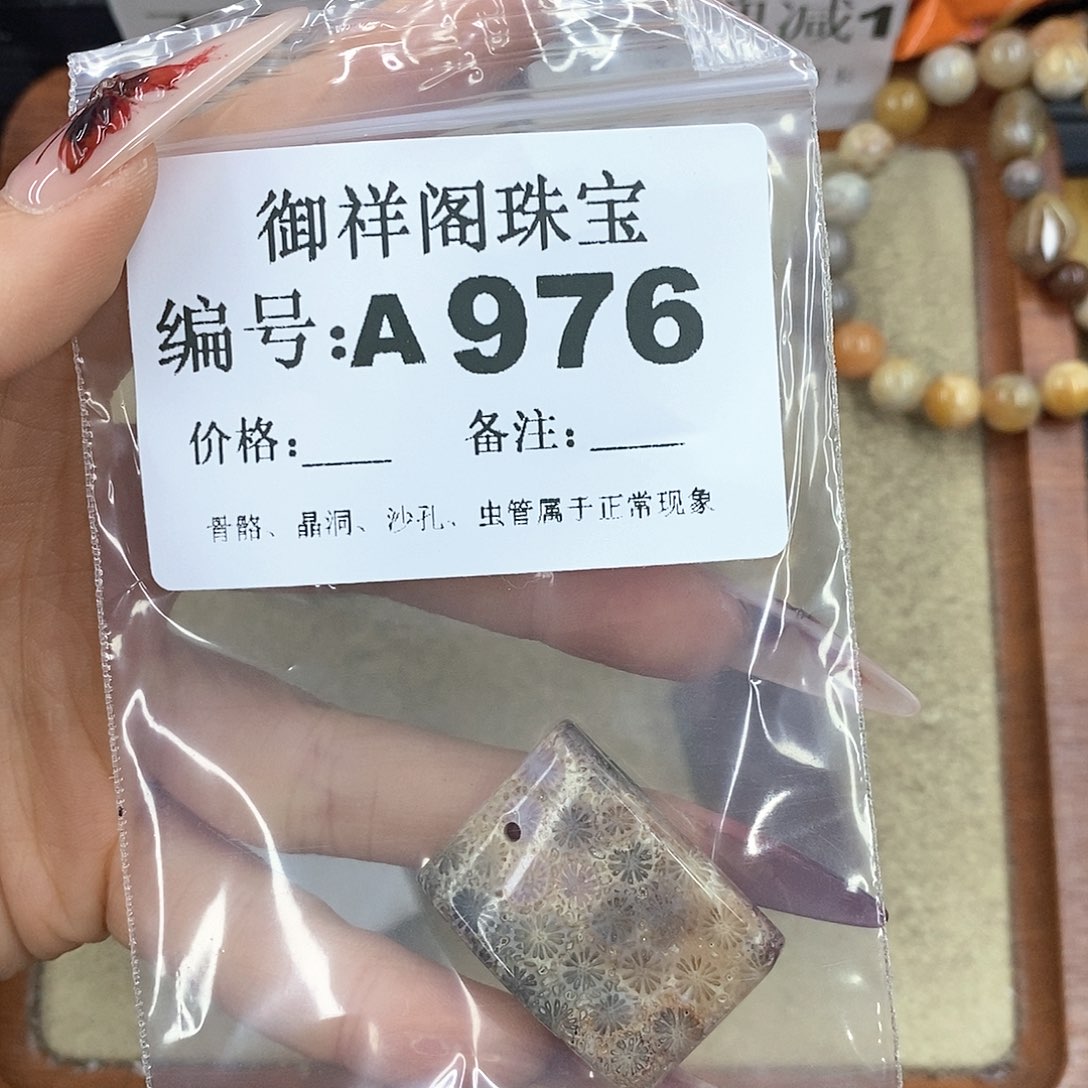 硅化珊瑚（珊瑚玉）颈饰未镶嵌ㅤ**ㅤ