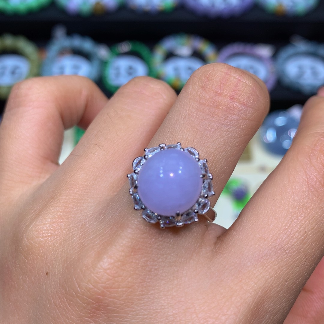 翡翠银S925镶嵌颈饰