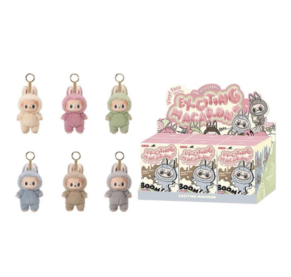 心动马卡龙搪胶脸 盲盒类 单个盲盒/整盒6个