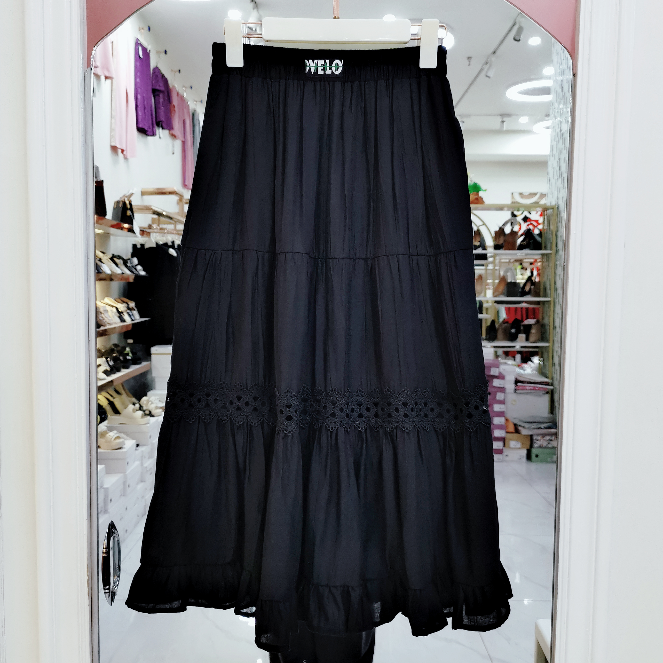 9801  新款年轻时尚中长蛋糕裙