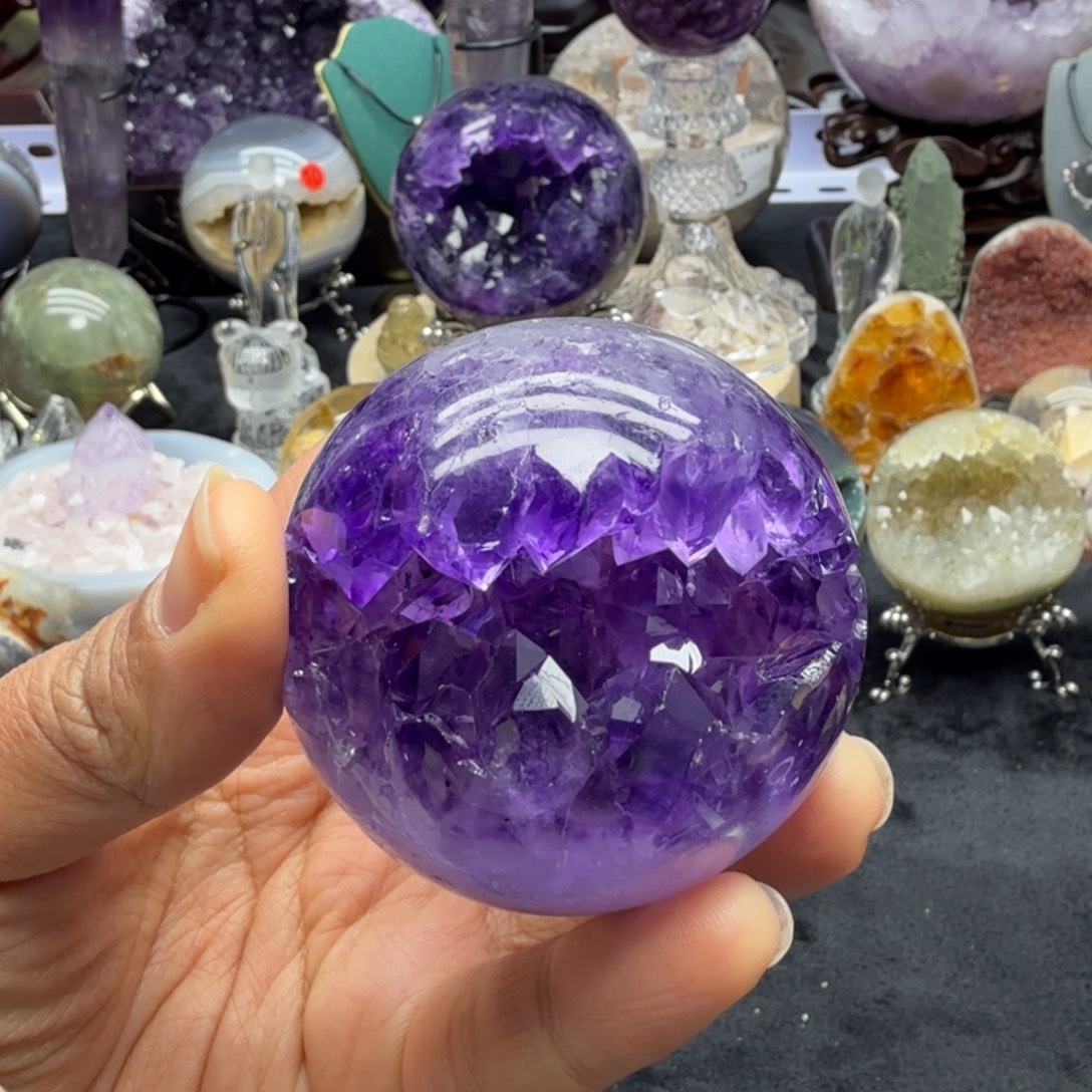 摆件水晶未镶嵌开口笑