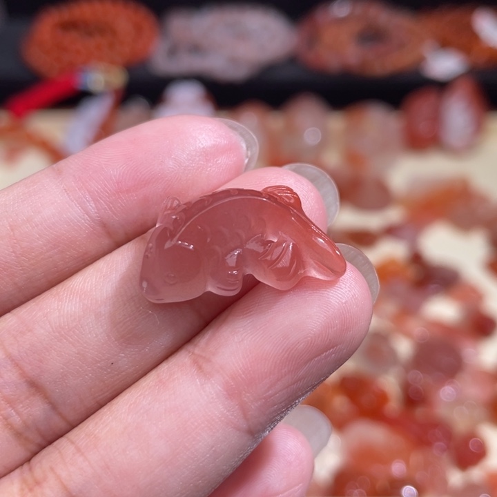 南红玛瑙锦鲤未镶嵌941