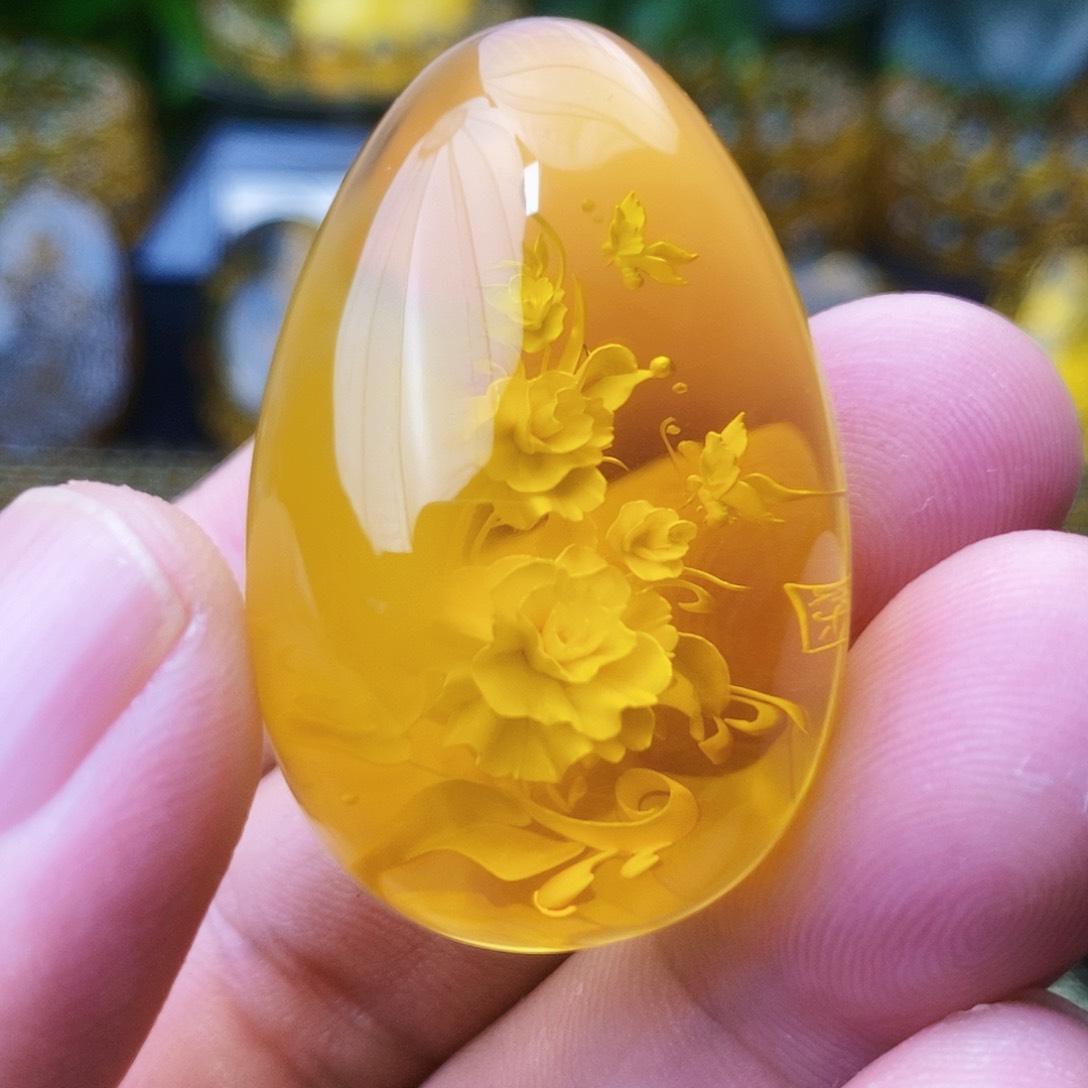 【闪购商品】金珀吊坠(不含链)未镶嵌