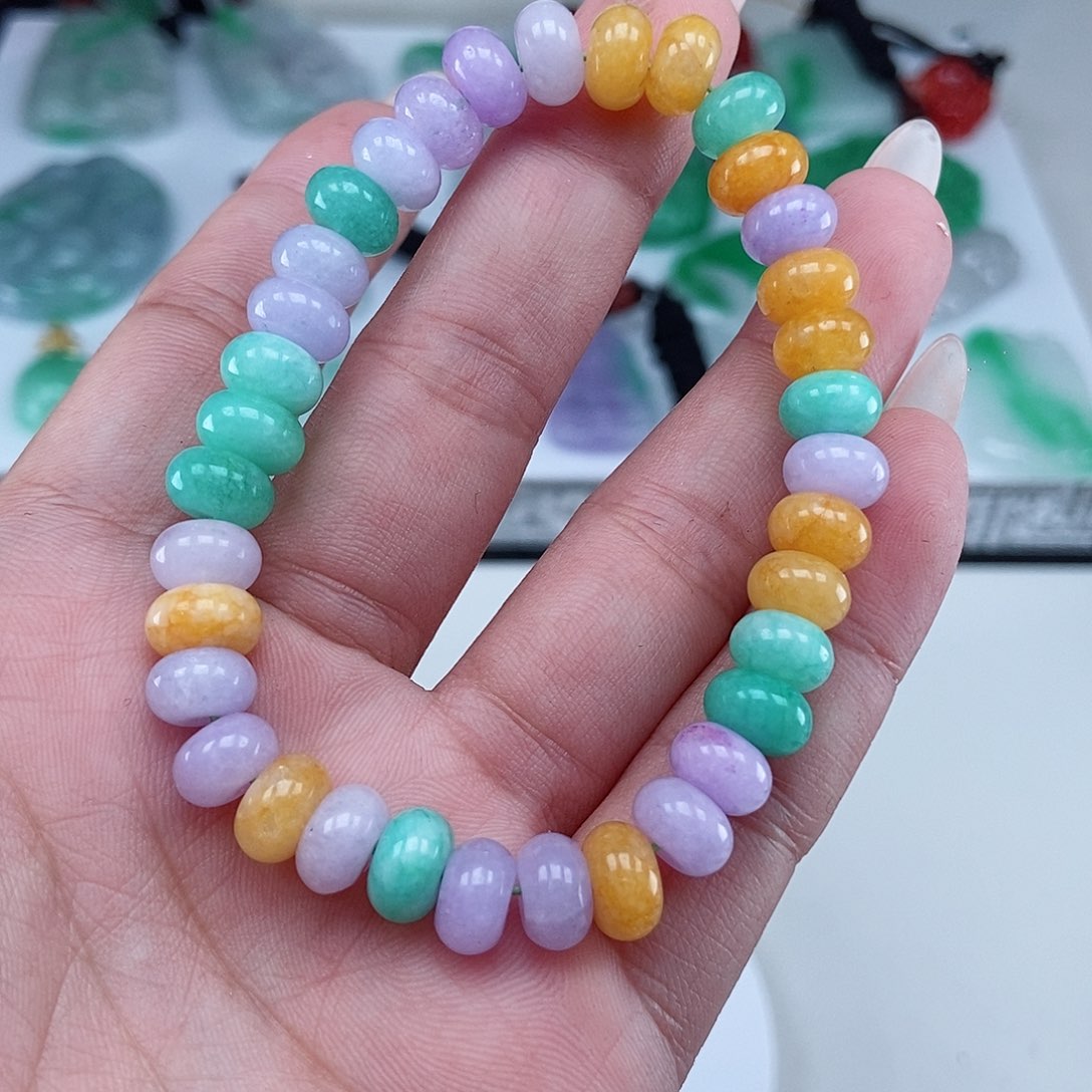 翡翠手链未镶嵌手链