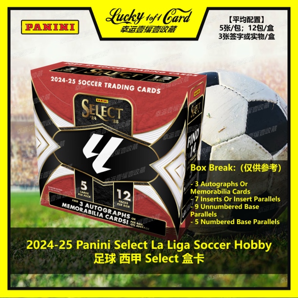 24-25 帕尼尼 Select La Liga 足球 西甲 SE 球星卡