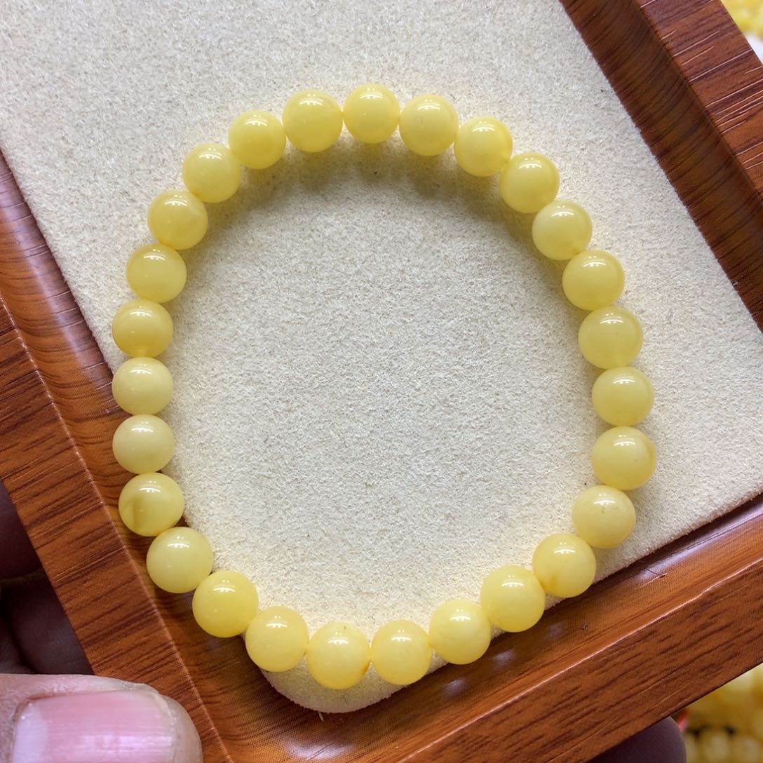 蜜蜡手链未镶嵌蜜蜡