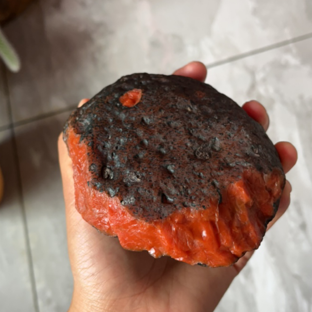 保山南红玛瑙天然满色满肉石蛋